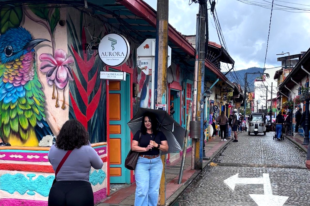 Vibrant streets of Guatapé